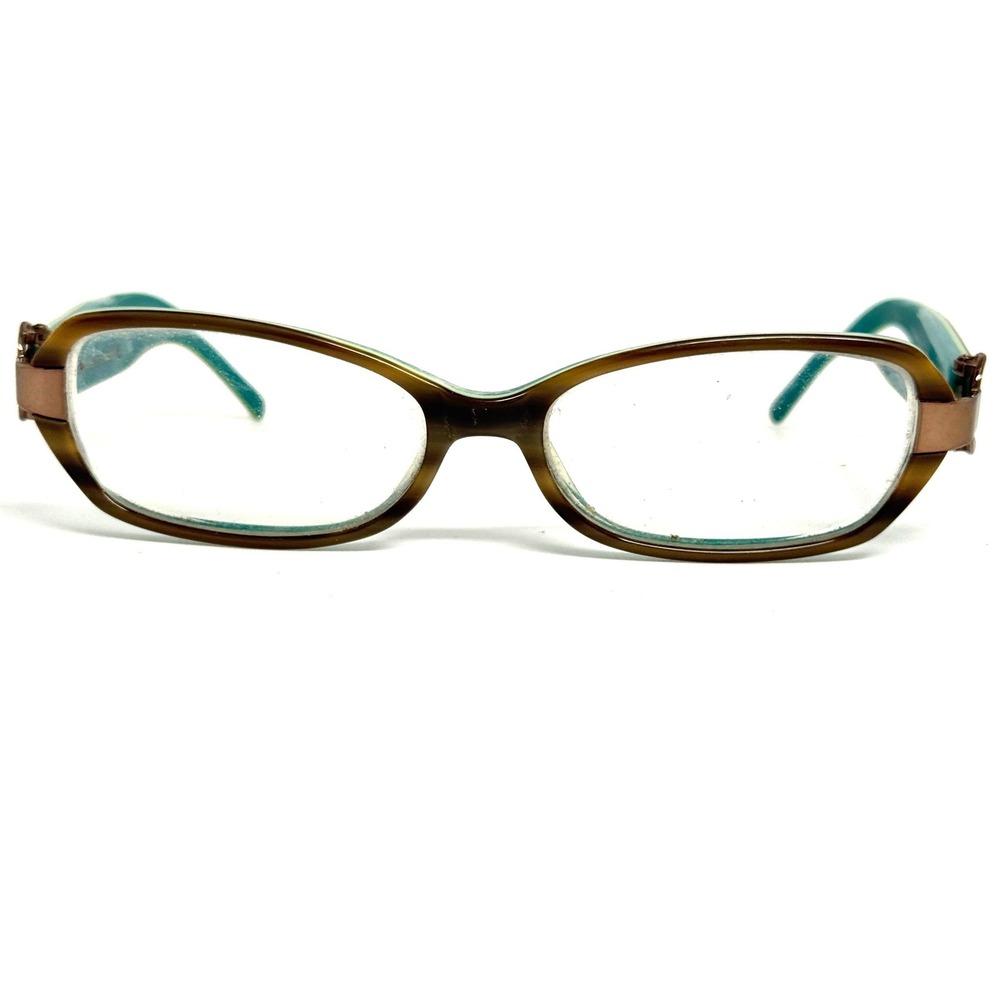 Kate Spade Susanna 0JUR Eyeglasses Frames Brown‎ Teal Rectangular Women 125 0JUR